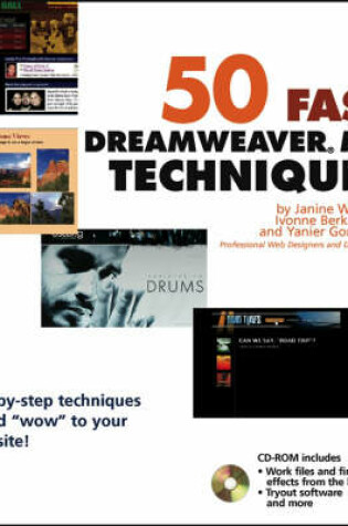 Cover of 50 Fast Dreamweaver MX Techniques