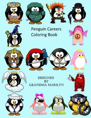 Book cover for Penguin Careers Coloring Book