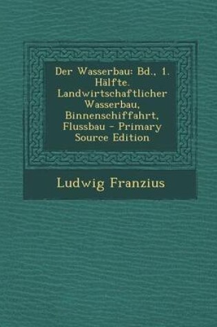 Cover of Der Wasserbau