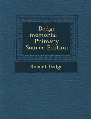 Book cover for Dodge Memorial