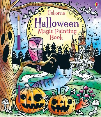 Book cover for Halloween Magic Painting Book
