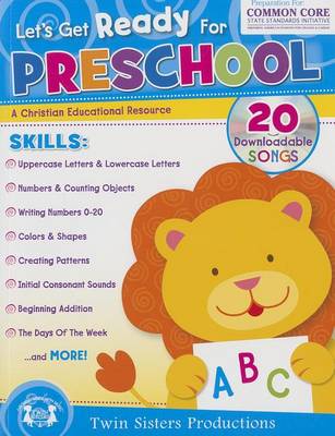 Cover of Let's Get Ready for Preschool Christian Bind-Up Workbook