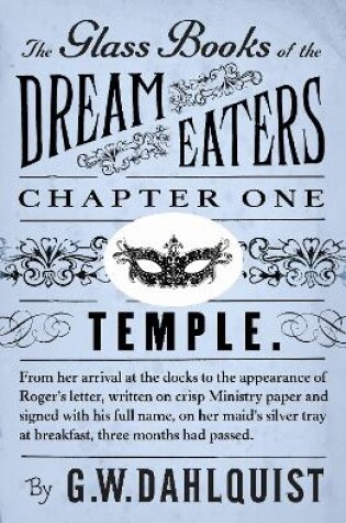 Cover of The Glass Books of the Dream Eaters (Chapter 1 Temple)