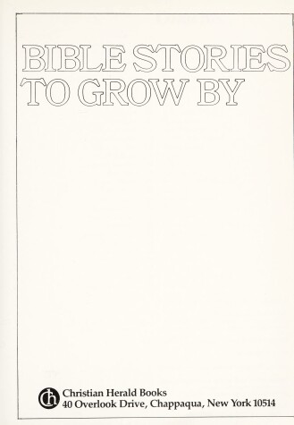 Book cover for Bible Stories to Grow by