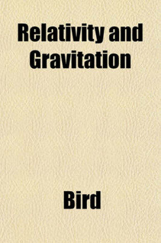 Cover of Relativity and Gravitation