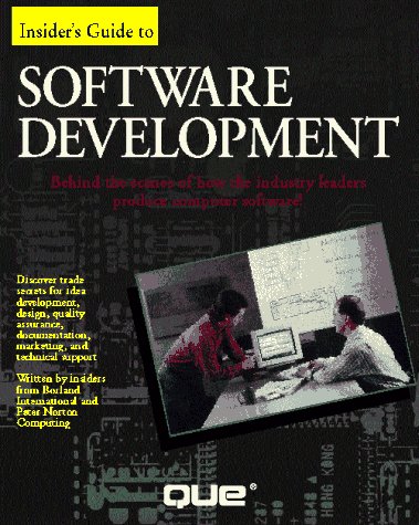 Book cover for Insider's Guide to Software Development