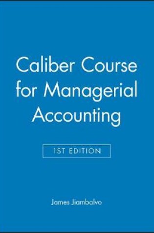 Cover of Managerial 1e Caliber