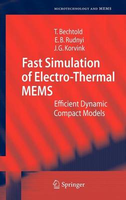 Book cover for Fast Simulation of Electro-Thermal Mems: Efficient Dynamic Compact Models