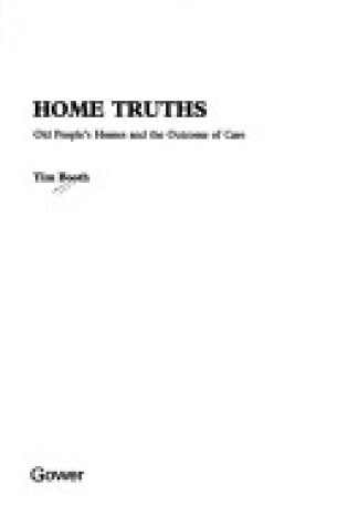 Cover of Home Truths