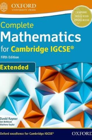 Cover of Complete Mathematics for Cambridge IGCSE (R) Student Book (Extended)