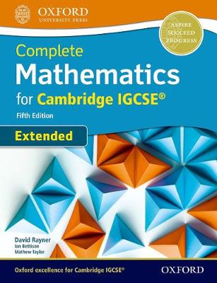 Book cover for Complete Mathematics for Cambridge IGCSE (R) Student Book (Extended)