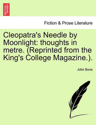 Book cover for Cleopatra's Needle by Moonlight