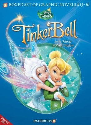 Book cover for Disney Fairies Graphic Novels Boxed Set: Vol. #13-16