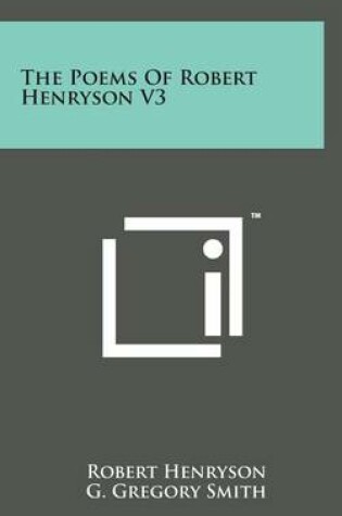 Cover of The Poems of Robert Henryson V3
