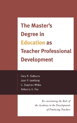 Book cover for The Master's Degree in Education as Teacher Professional Development