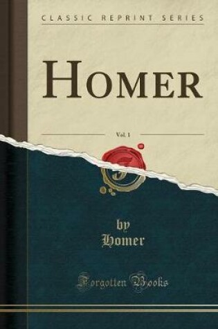 Cover of Homer, Vol. 1 (Classic Reprint)