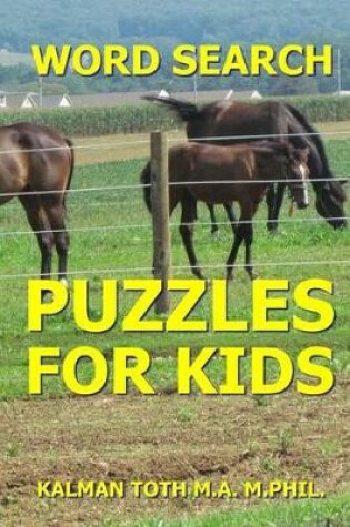 Cover of Word Search Puzzles for Kids