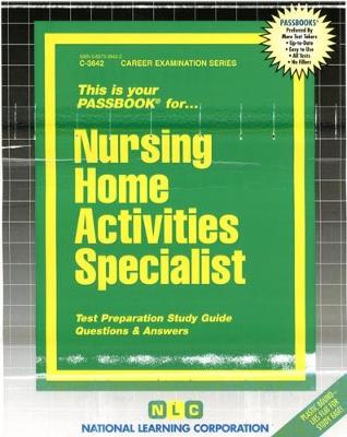 Book cover for Nursing Home Activities Specialist