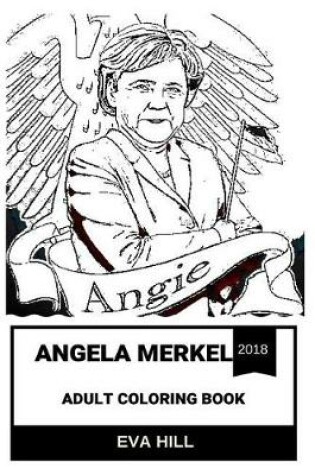 Cover of Angela Merkel Adult Coloring Book