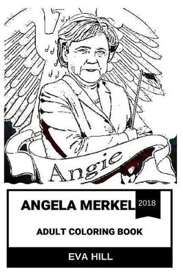 Book cover for Angela Merkel Adult Coloring Book