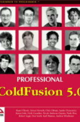 Cover of Professional ColdFusion 5.0