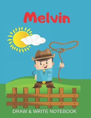Book cover for Melvin Draw & Write Notebook