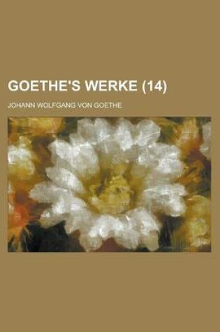 Cover of Goethe's Werke (14)