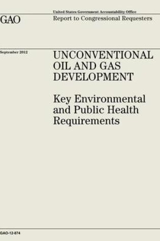 Cover of Unconventional Oil and Gas Development