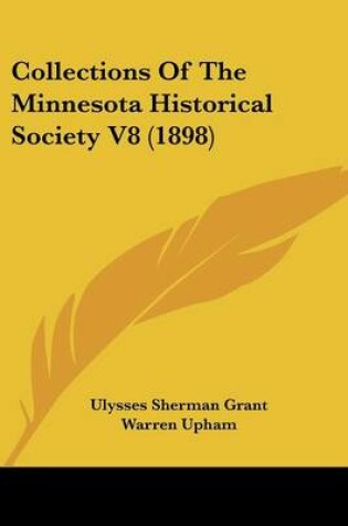 Cover of Collections of the Minnesota Historical Society V8 (1898)