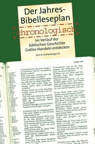 Cover of Der Jahres Bibelleseplan chronologisch