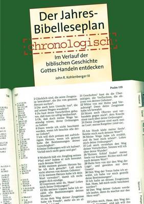 Book cover for Der Jahres Bibelleseplan chronologisch