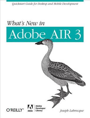 Book cover for What's New in Adobe Air 3