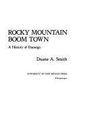 Book cover for Rocky Mountain Boom Town