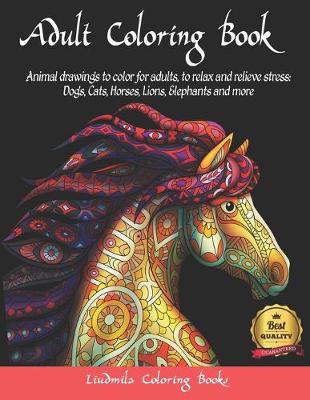 Book cover for Adult Coloring Boosks Animals