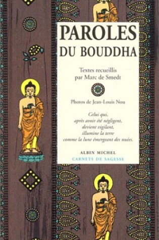 Cover of Paroles Du Bouddha