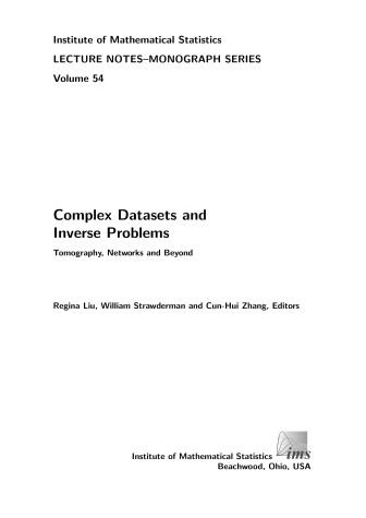 Book cover for Complex Datasets and Inverse Problems