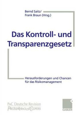 Cover of Das Kontroll- Und Transparenzgesetz