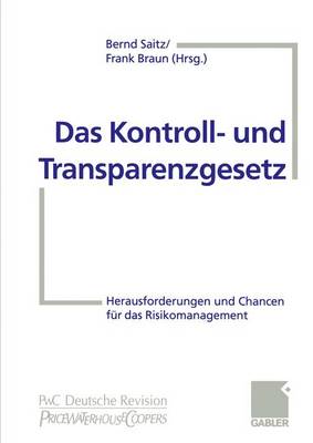 Book cover for Das Kontroll- Und Transparenzgesetz