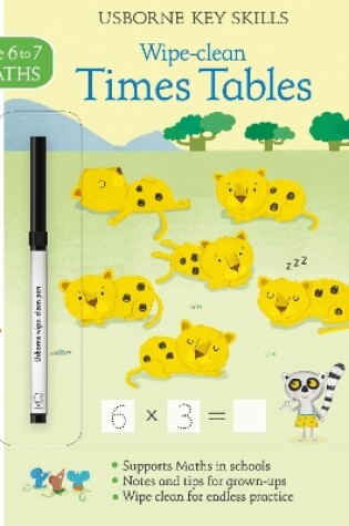 Cover of Wipe-clean Times Tables 6-7