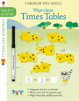 Cover of Wipe-clean Times Tables 6-7