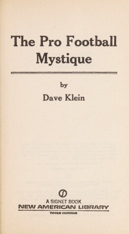 Book cover for The Pro Gootball Mystique