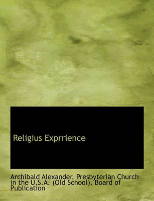 Book cover for Religius Exprrience