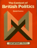 Book cover for The Context of British Politics