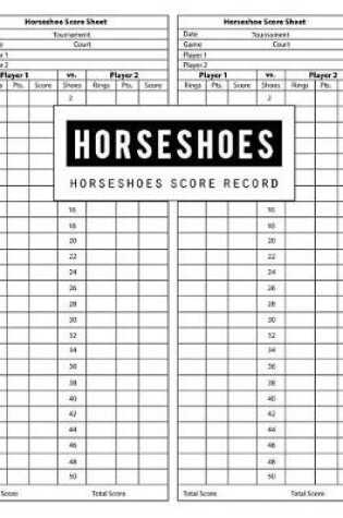 Cover of Horseshoes Score Record