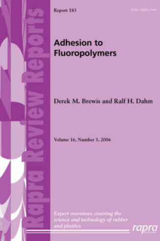 Cover of Adhesion to Fluoropolymers