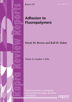 Book cover for Adhesion to Fluoropolymers