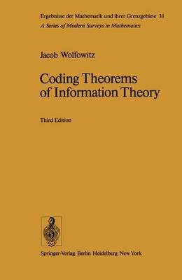 Book cover for Coding Theorems of Information Theory