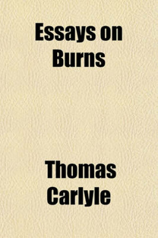 Cover of Essays on Burns