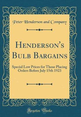 Book cover for Henderson's Bulb Bargains