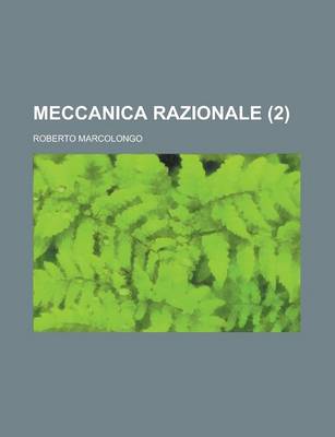 Book cover for Meccanica Razionale (2)